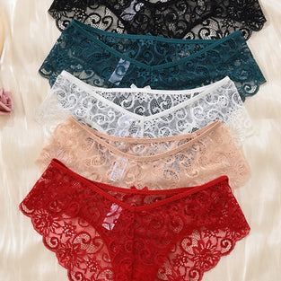 Elegant Lace Trim Panty