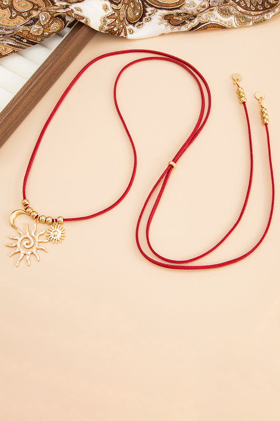 Sun and Moon Pendant Necklace