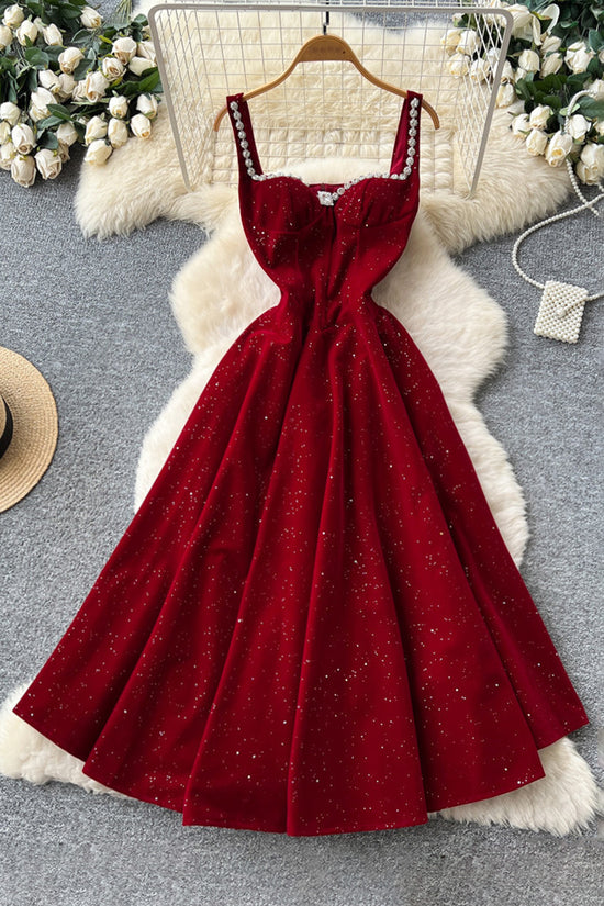 Elegant Sleeveless Beaded Evening Dress