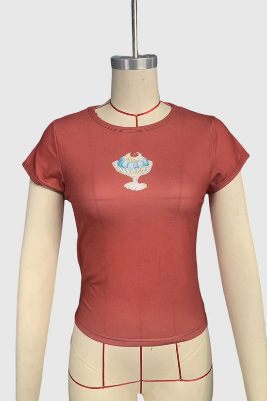Stylish Printed Short Sleeve Tee