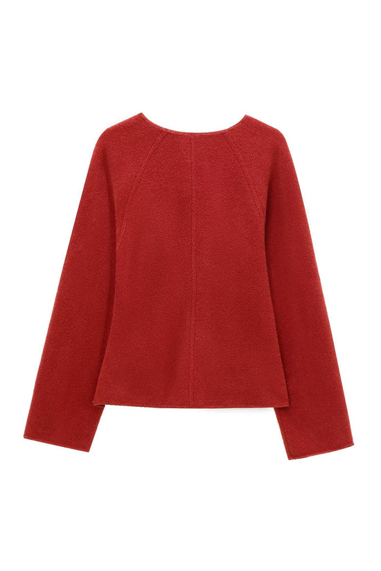 Double Buckle Detail Blazer Jacket