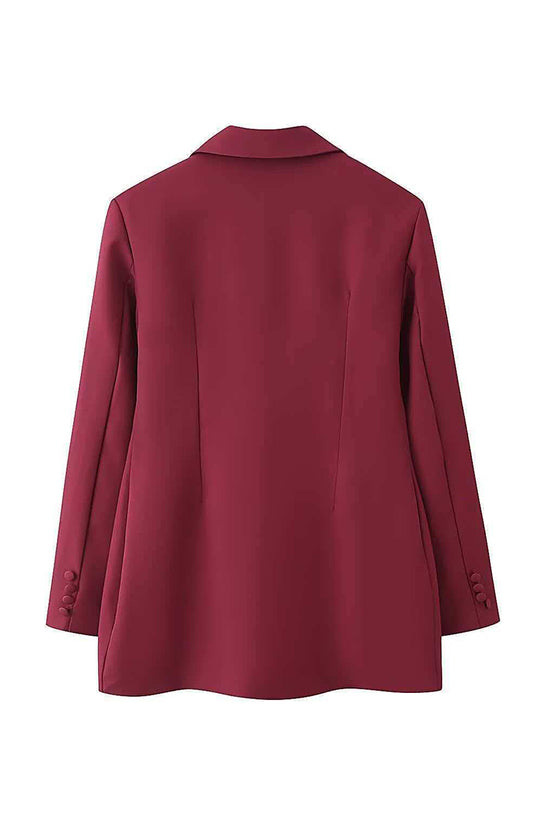 Double-Breasted Blazer Jacket