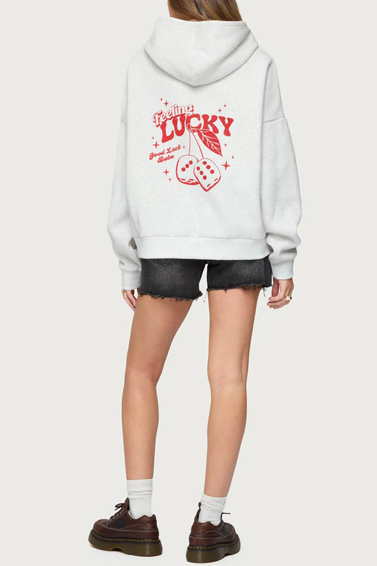 Casual Lucky Dice Hoodie