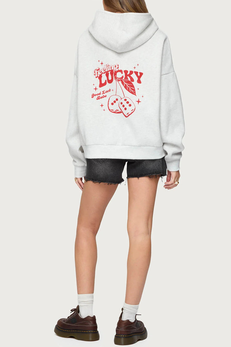 Casual Lucky Dice Hoodie