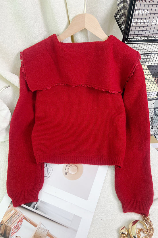 Elegant Button-Down Cardigan with Collar