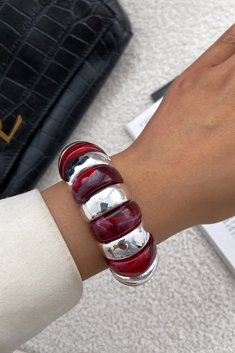 Sleek Polished Bangle Bracelet