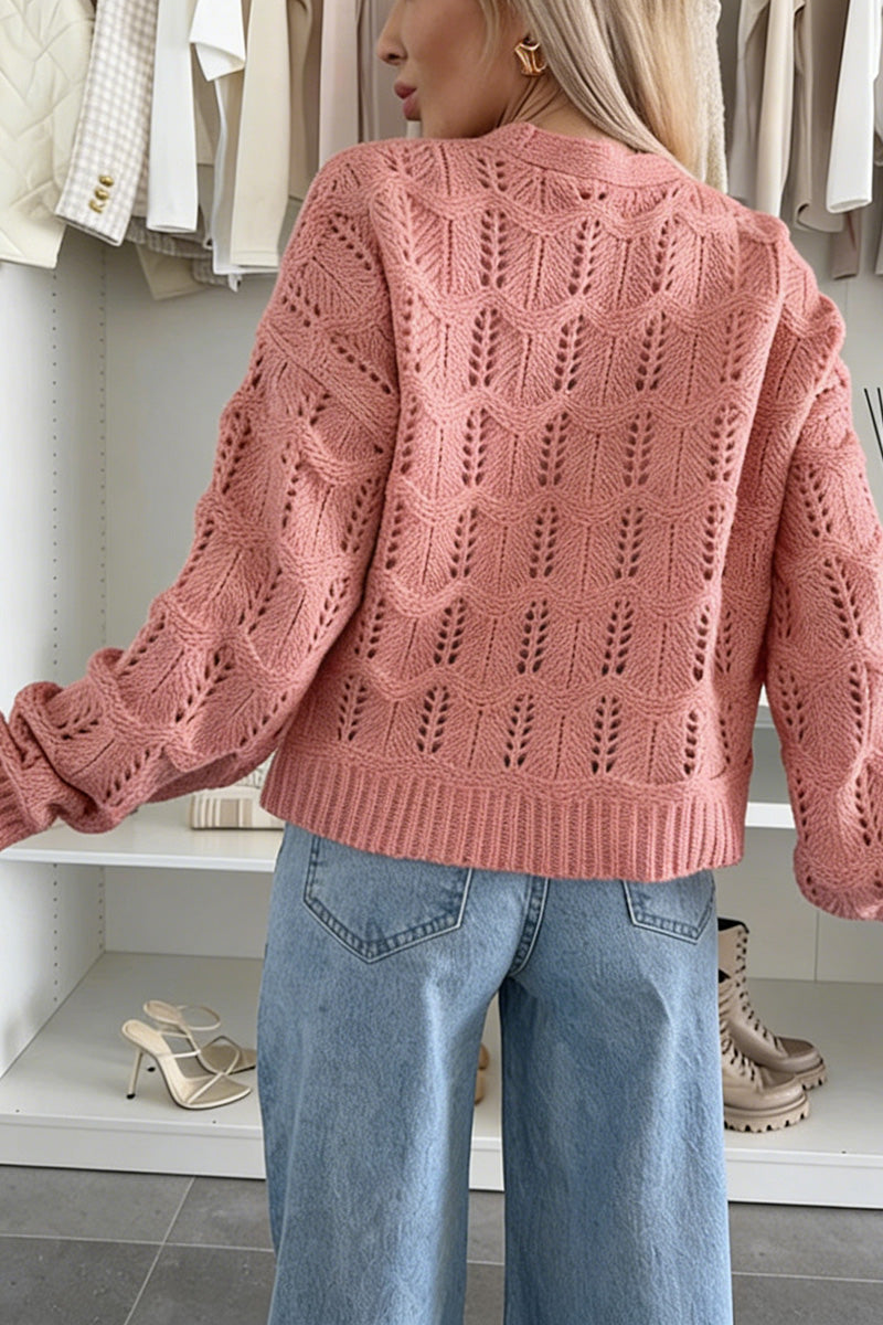 Cozy Knit Cardigan with Button Front