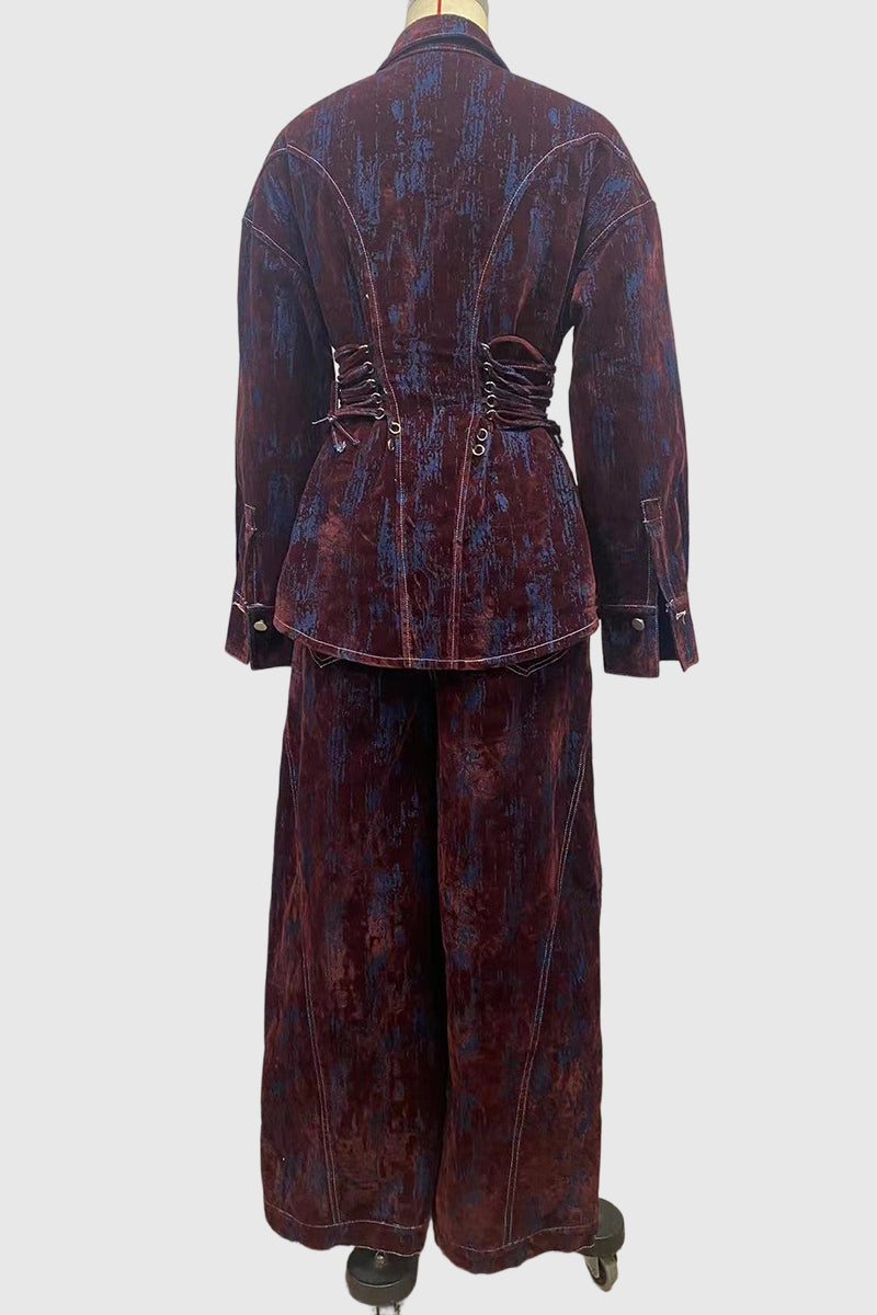 Chic Urban Style Pants Set