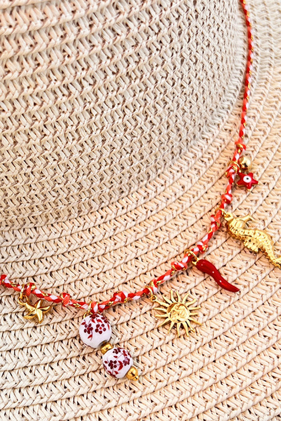 Sea Charm Necklace with Unique Pendants