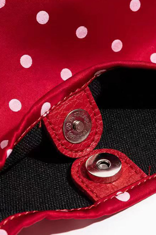 Polka Dot Knot Shoulder Bag