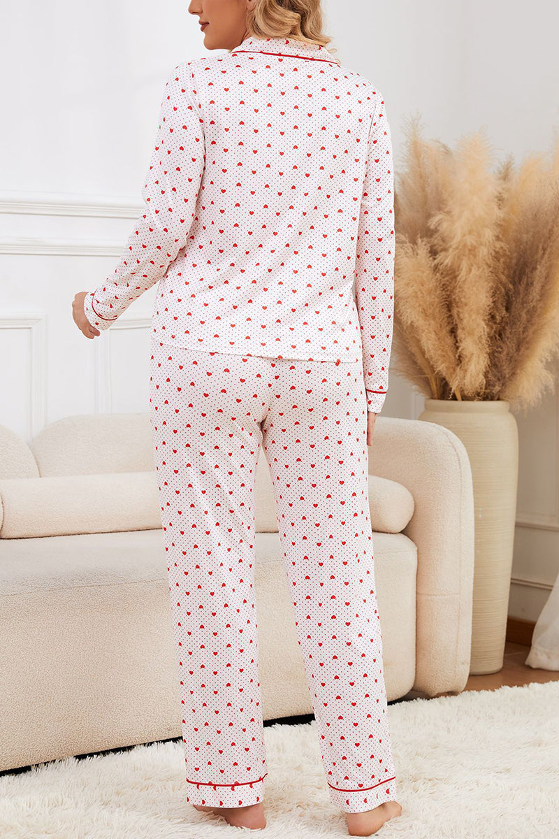 Cozy Classic Pajama Set with Contrast Trim