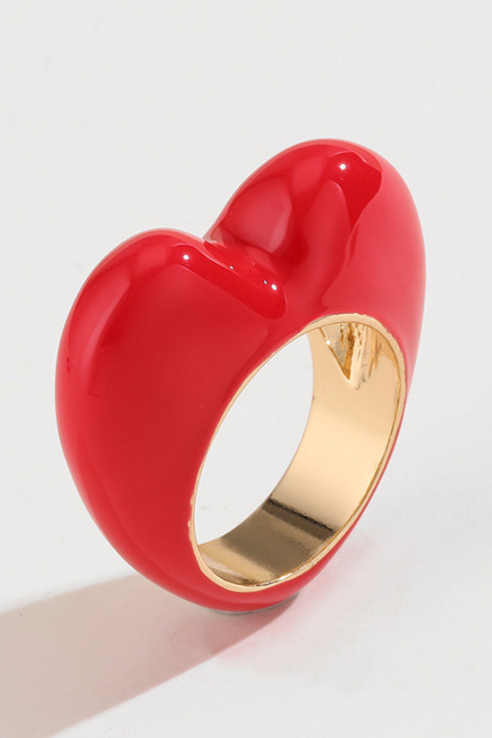 Heart-Shaped Statement Ring