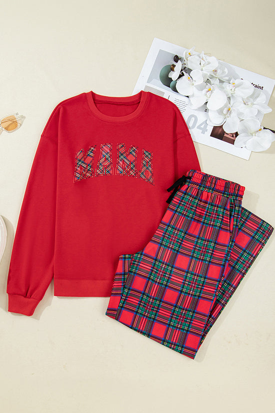 Classic Plaid Loungewear Set