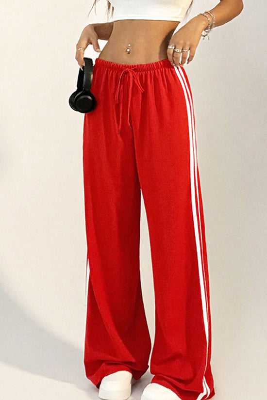 Relaxed Fit Wide Leg Joggers