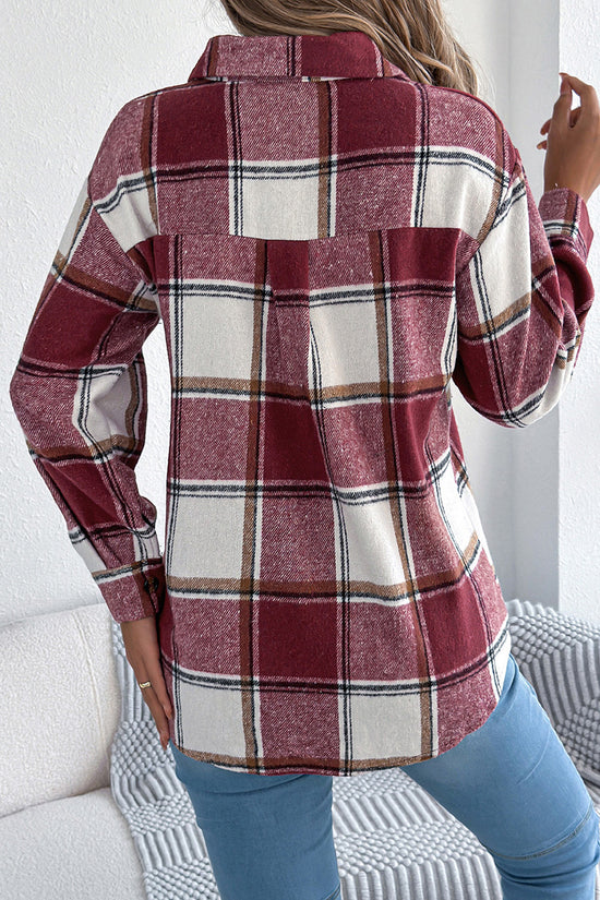 Checkered Button-Up Shacket