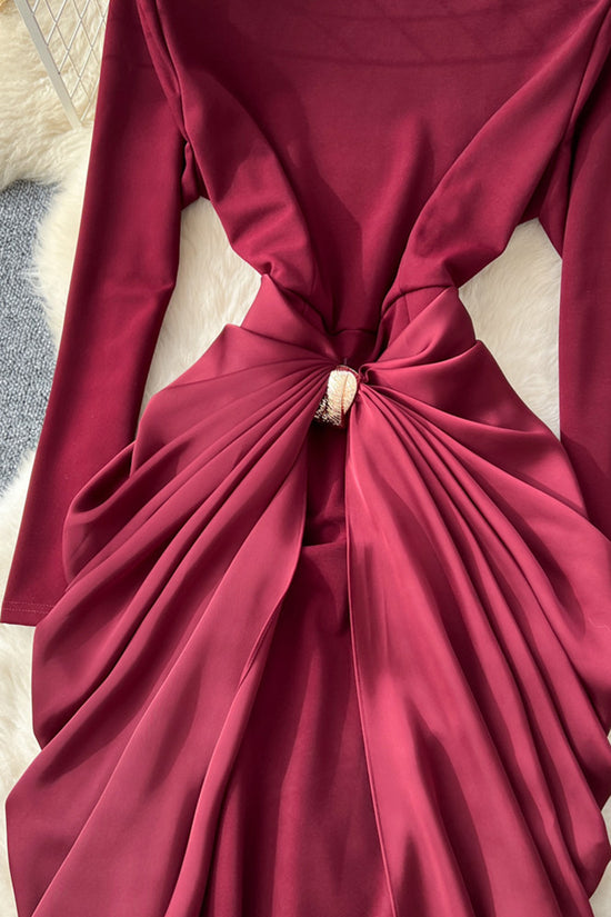Elegant Knot Detail Maxi Dress
