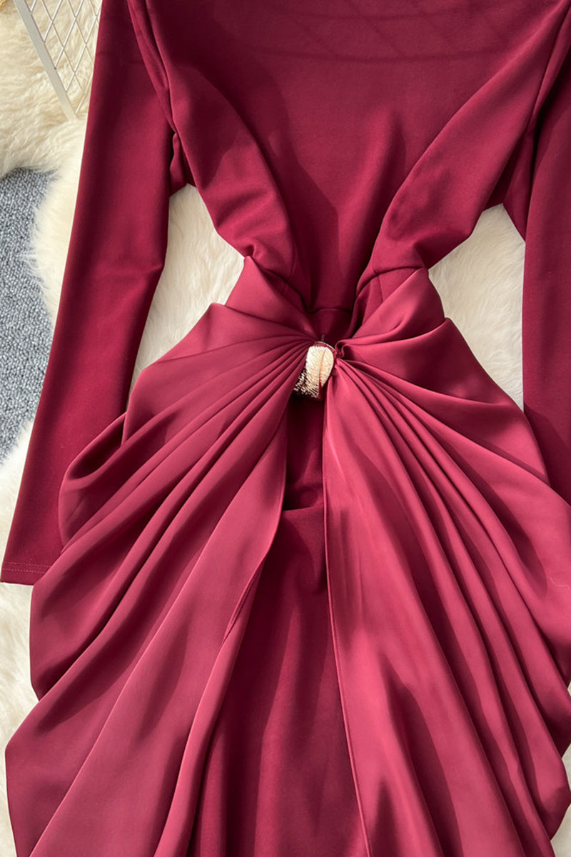 Elegant Knot Detail Maxi Dress