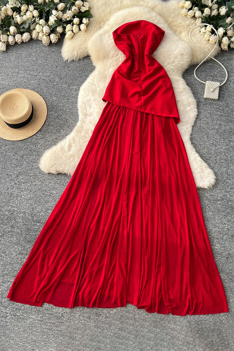 Elegant Sleeveless A-Line Dress