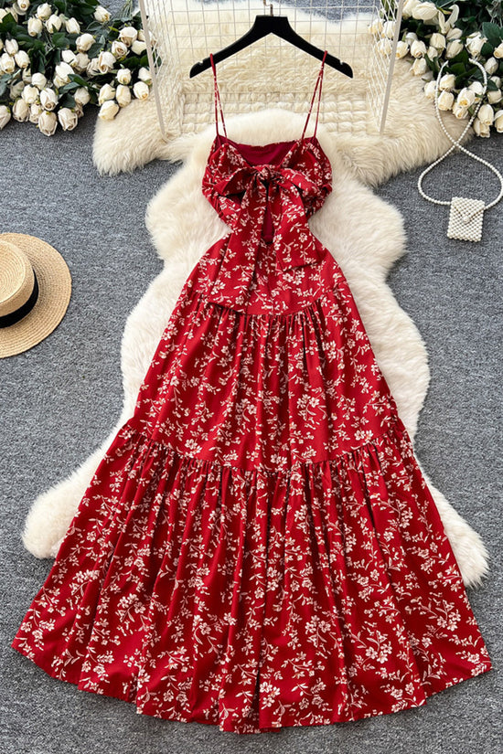 Floral Spaghetti Strap Dress