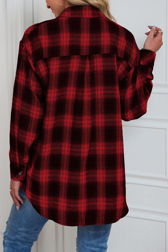 Casual Plaid Long Sleeve Shirt