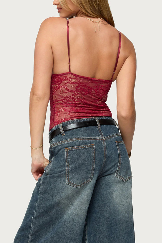 Elegant Lace Tank Top