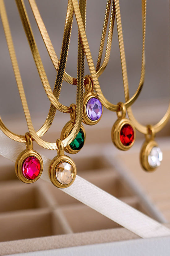 Elegant Gem Pendant Necklace