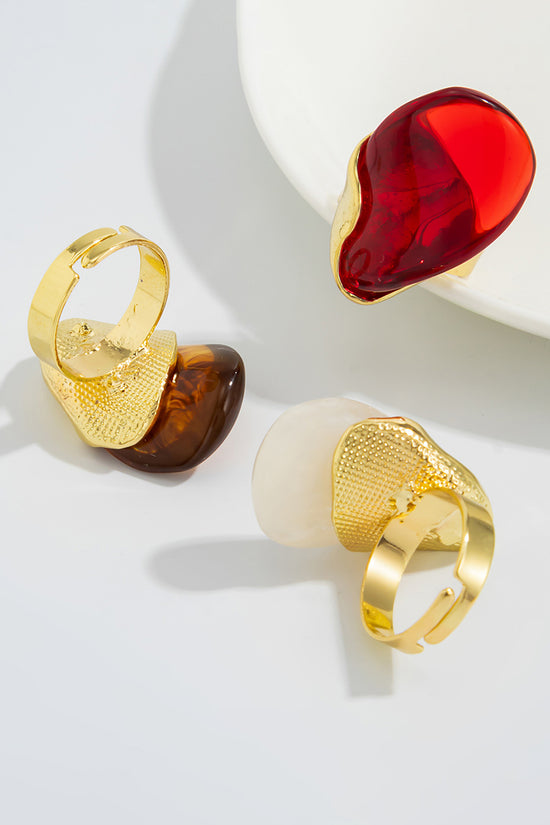 Sculpted Statement Ring