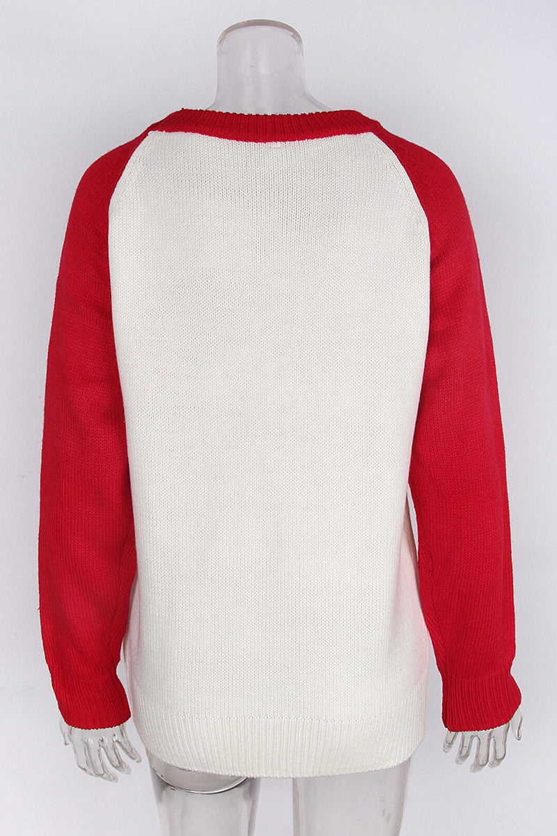 Heart Detail Long Sleeve Sweater