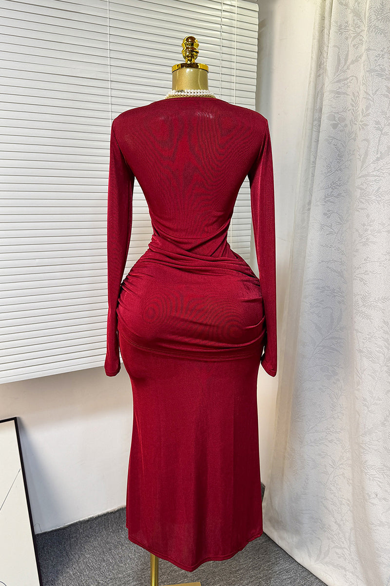Long Sleeve Bodycon Dress