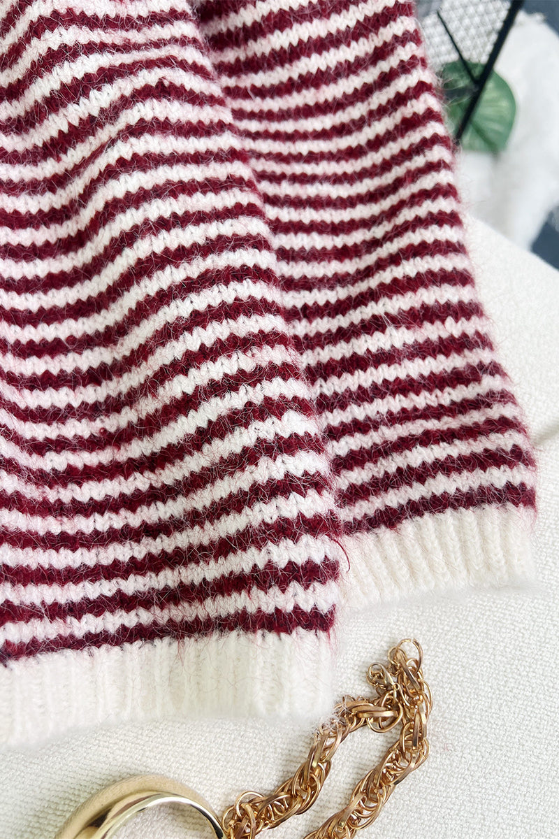 Striped Henley Sweater