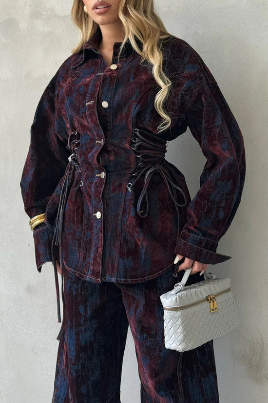 Chic Urban Style Pants Set