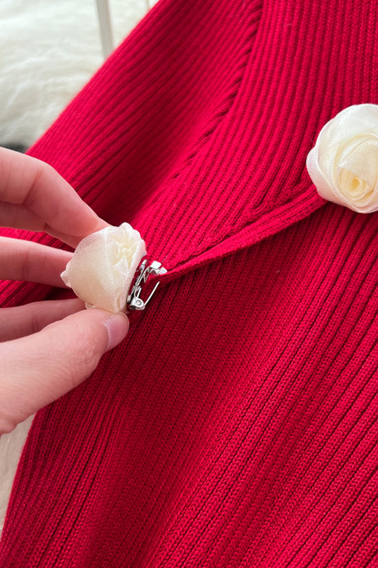 Elegant Sleeveless Bow Detail Casual Dress