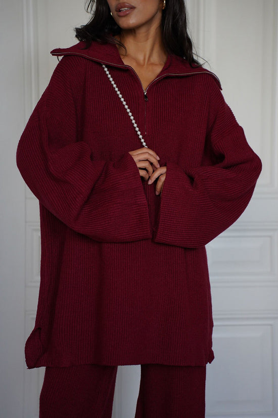Cozy Wide-Sleeve Pants Set