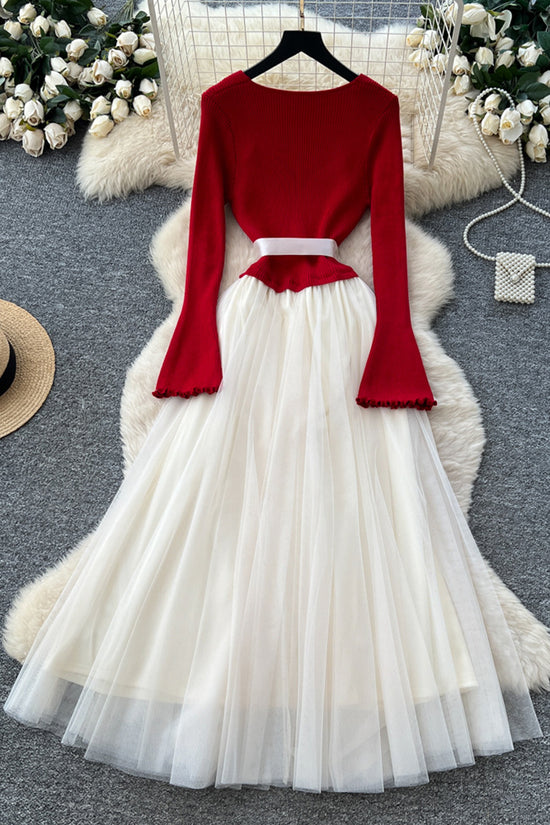 Elegant Sleeveless Bow Detail Casual Dress