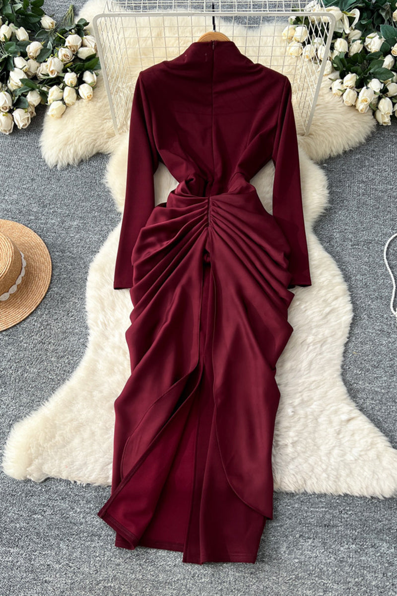 Elegant Knot Detail Maxi Dress