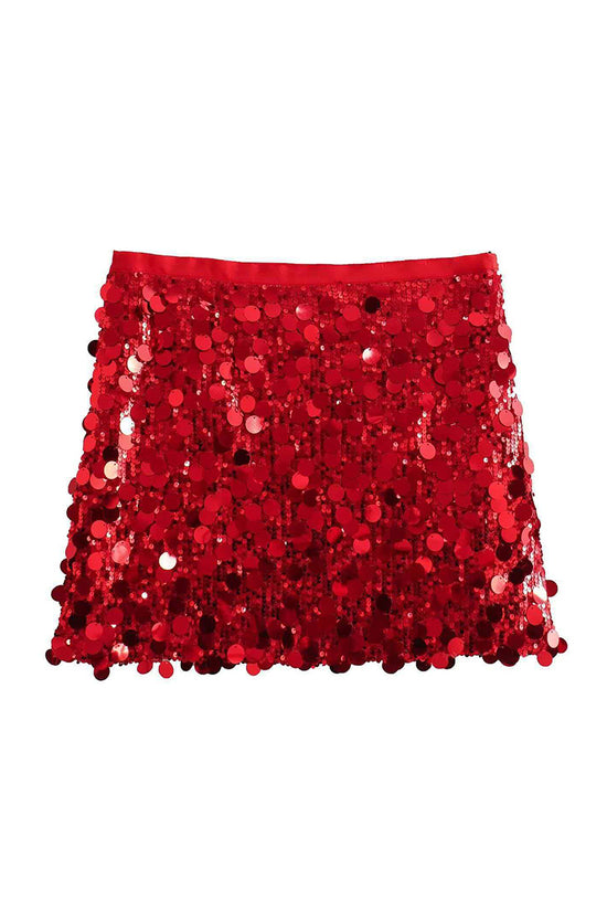 Sequin Glam Mini Skirt
