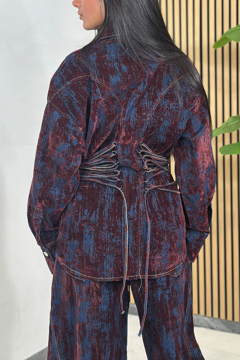 Chic Urban Style Pants Set