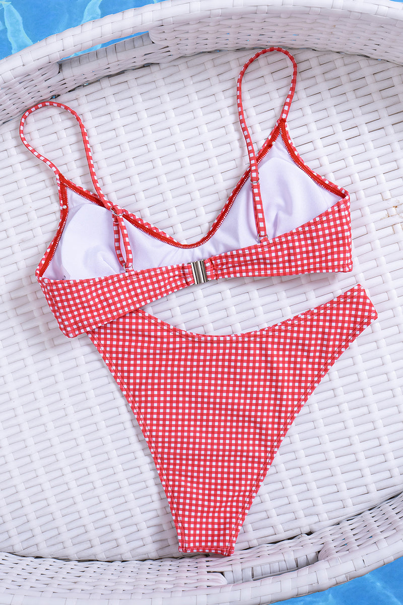 Gingham Bikini Set