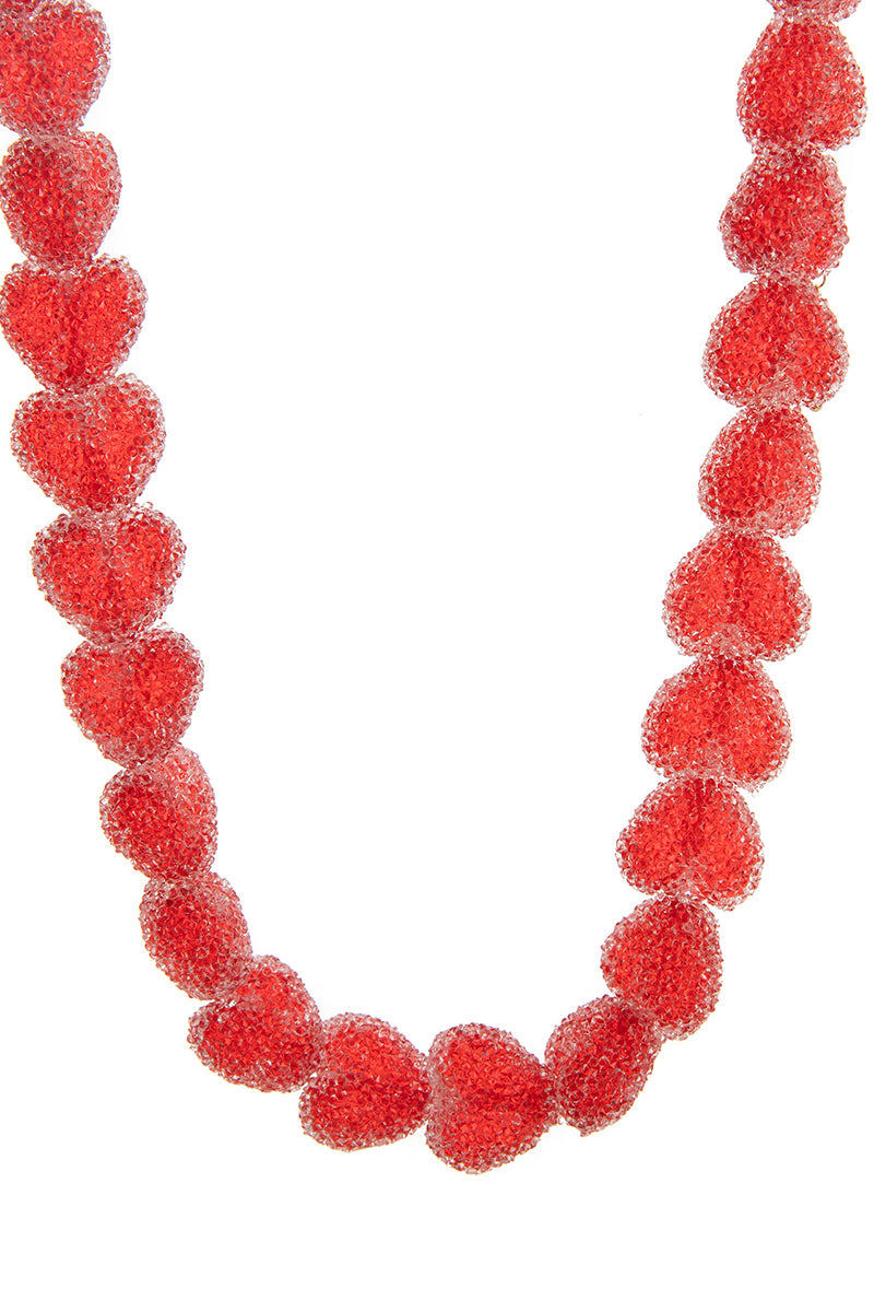 Candy Heart Beaded Necklace