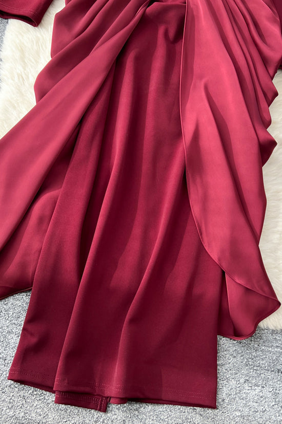 Elegant Knot Detail Maxi Dress