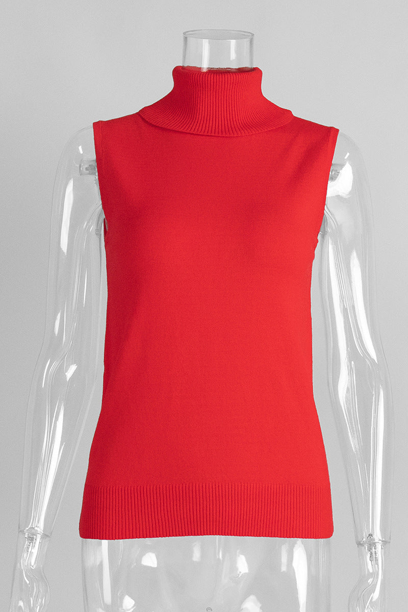 Timeless Turtleneck Sweater Vest