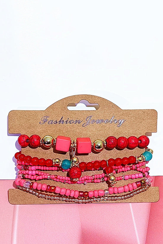 Multilayer Beaded Bracelet Set