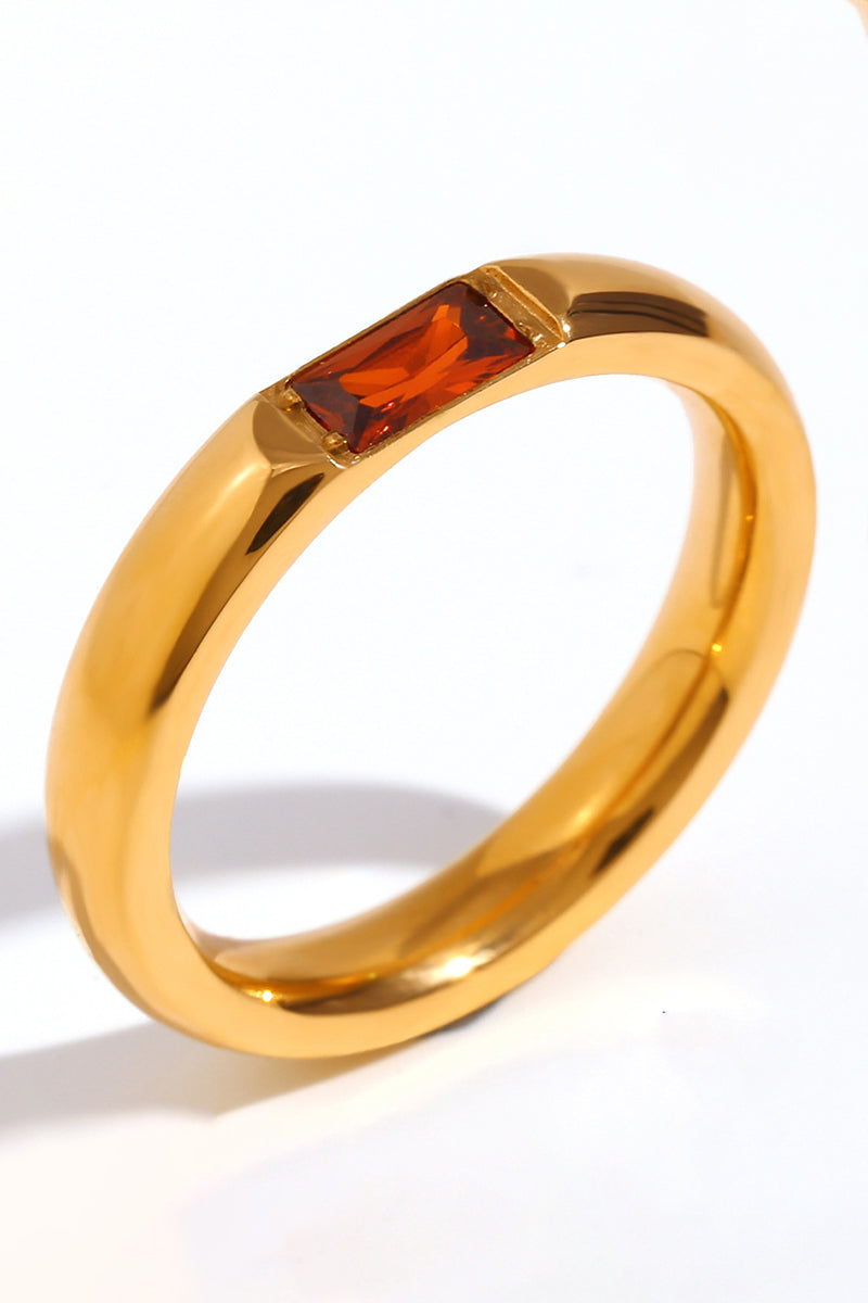 Elegant Birthstone Ring