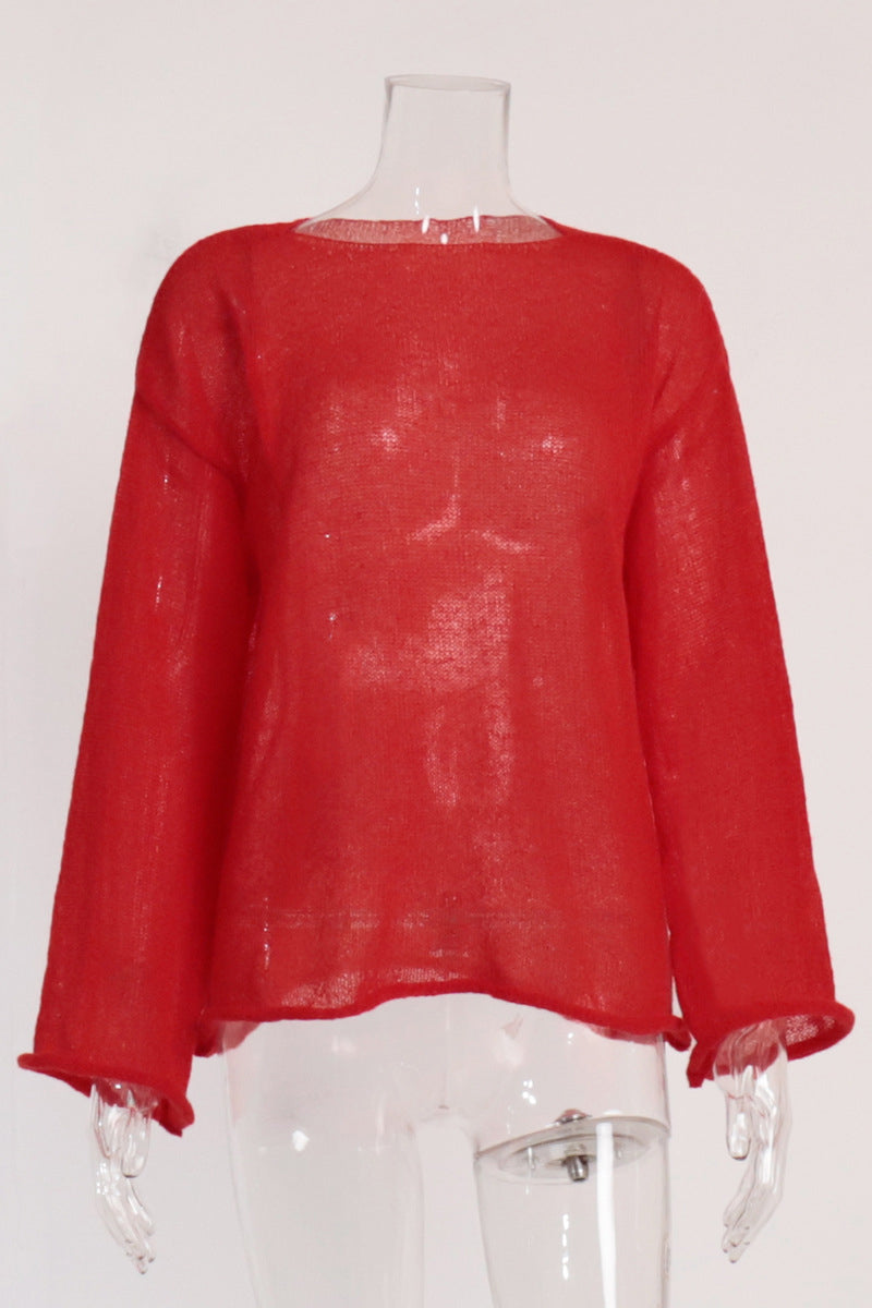 Classic Long Sleeve Knit T-Shirt