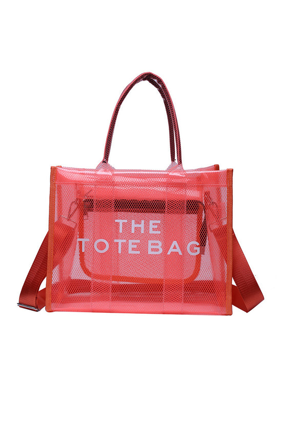 Mesh Tote Bag with Shoulder Strap