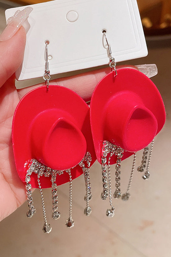Western-Inspired Rhinestone Earrings
