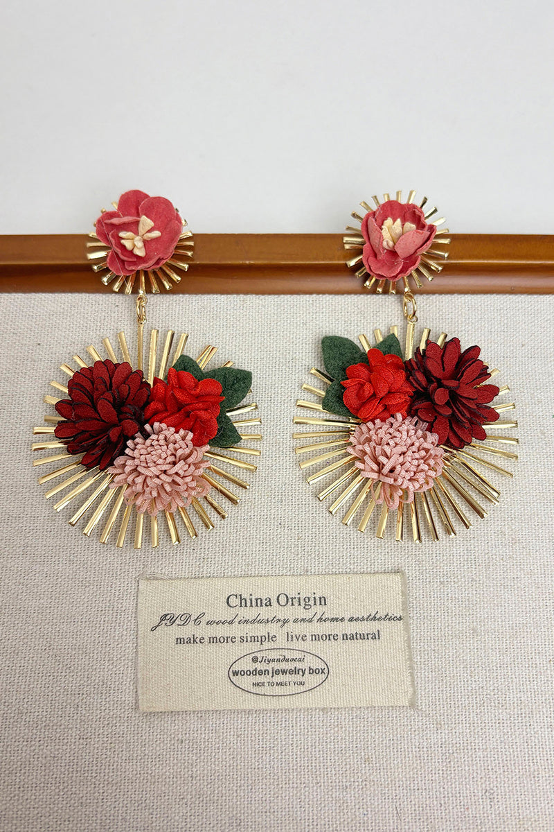 Floral Statement Earrings