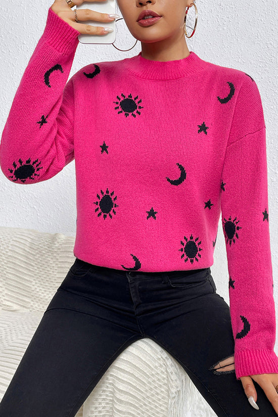 Cozy Mushroom Pattern Sweater