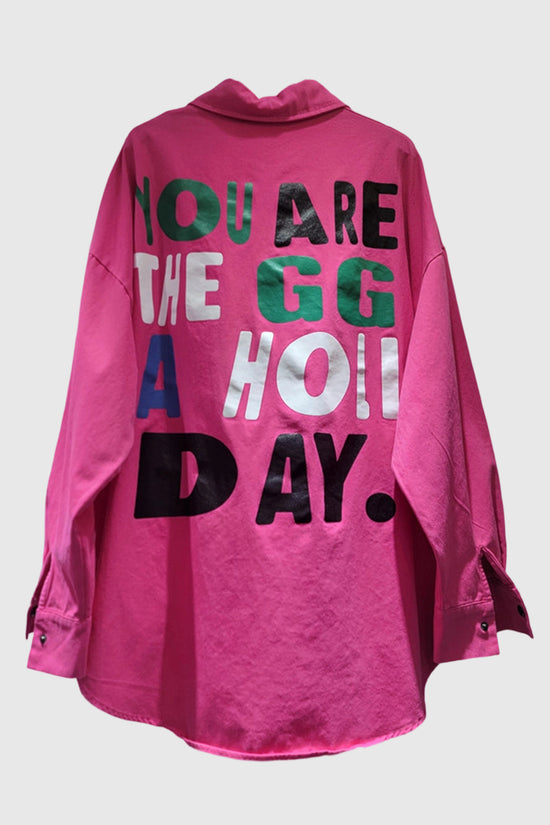 Statement Button-Up Shirt