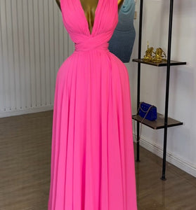 Sleeveless Pleated Casual Dress